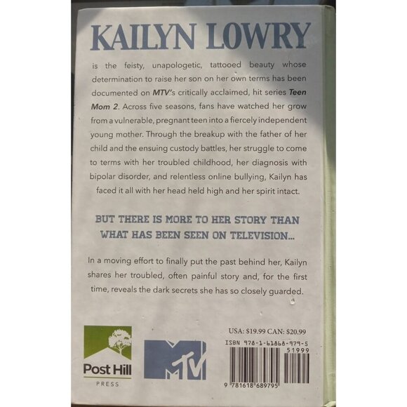 Pride Over Pity by Kailyn Lowry – 1st Ed Motivational Hardcover VG+ - Picture 2 of 2